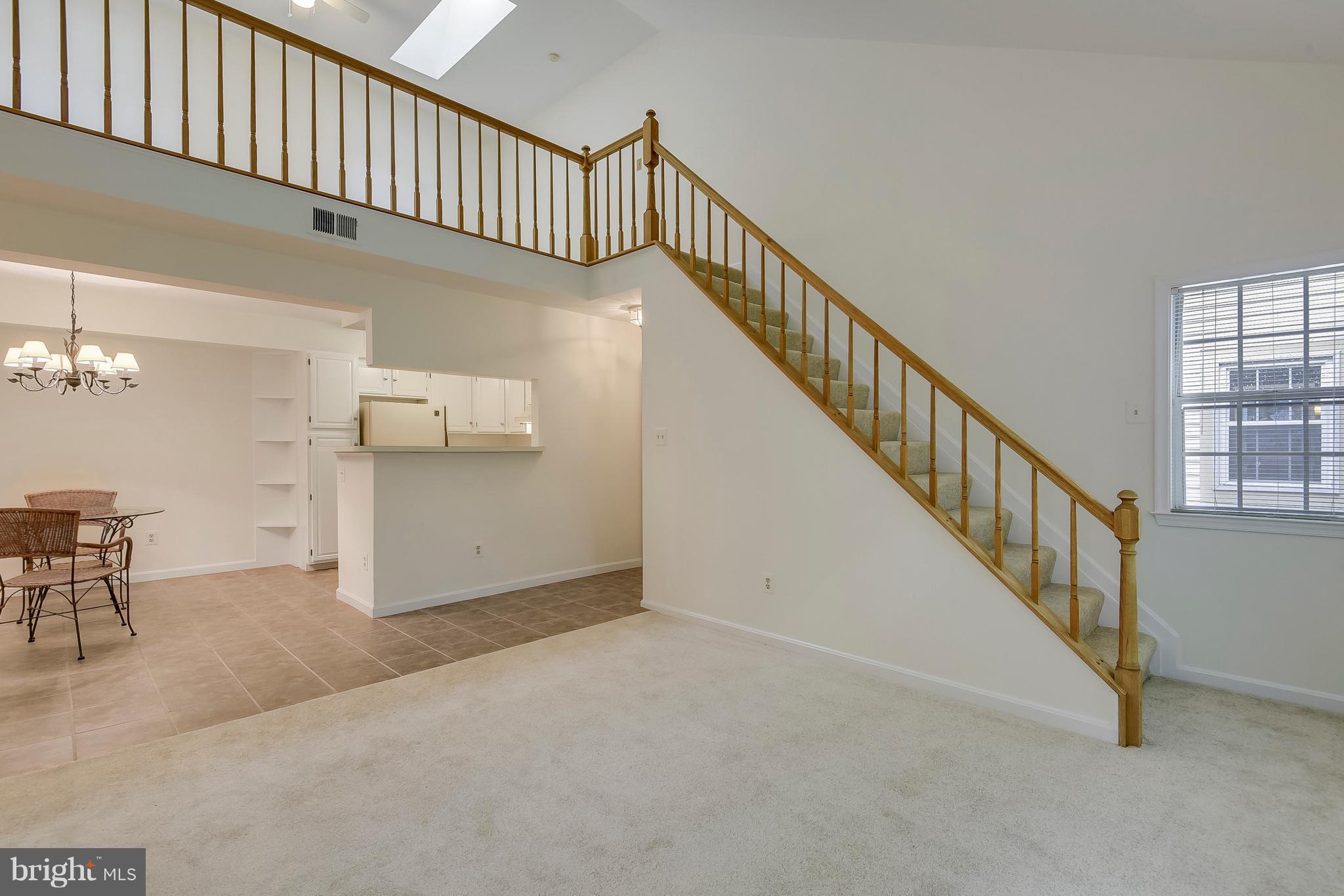 2229 Lovedale Lane, Unit K Reston, VA 20191 - Photo 8 of 30 Stairs to 2nd story vaulted LOFT from Living Room