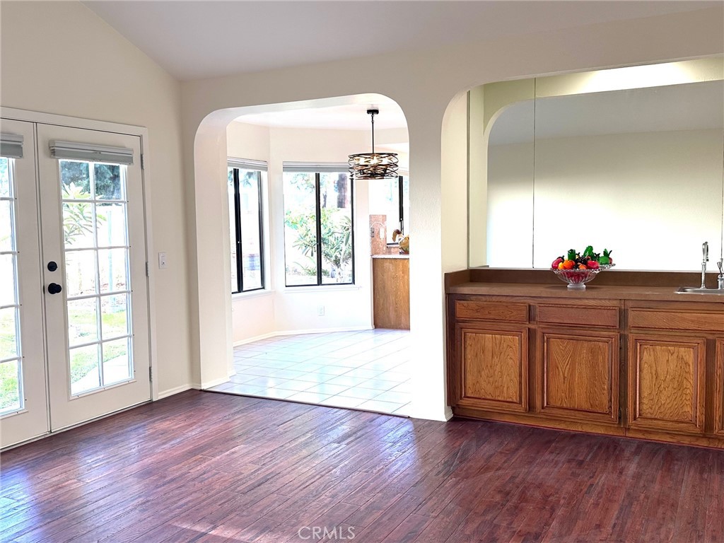 183 South Starflower Street Brea, CA 92821 - Photo 10 of 42 a view of an entryway with wooden floors