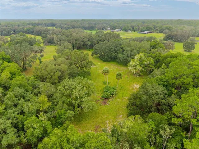 a view of lake with green space