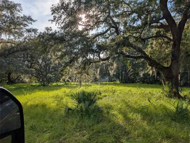 a view of yard with swimming pool