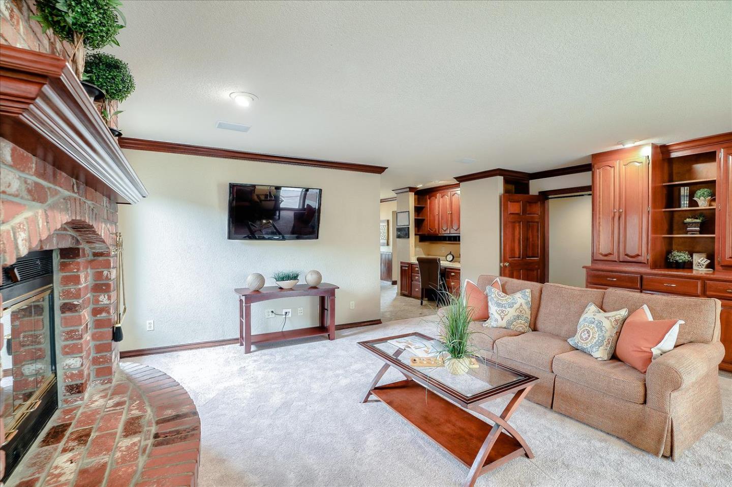 669 Regas Drive Campbell, CA 95008 - Photo 11 of 59 a living room with furniture and a flat screen tv