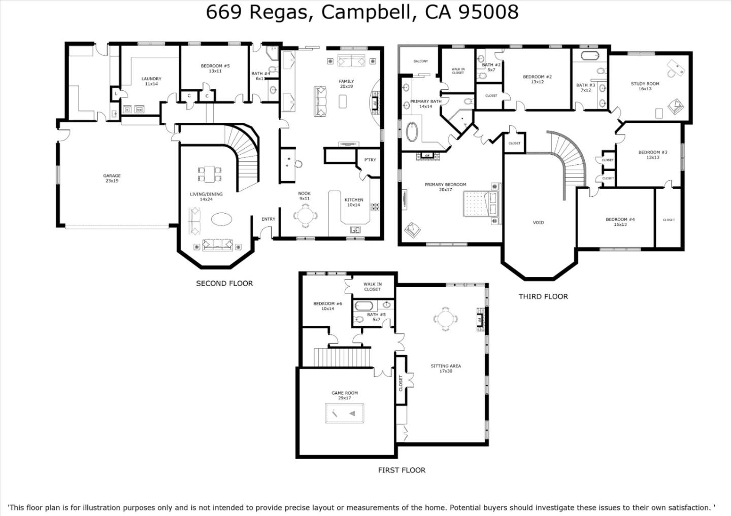 669 Regas Drive Campbell, CA 95008 - Photo 59 of 59 a picture of a white wall with a white wall and a painting