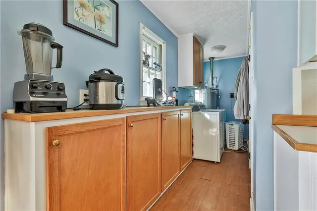 a room with storage and utility