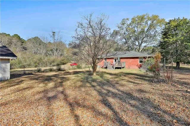 a view of outdoor space with trees