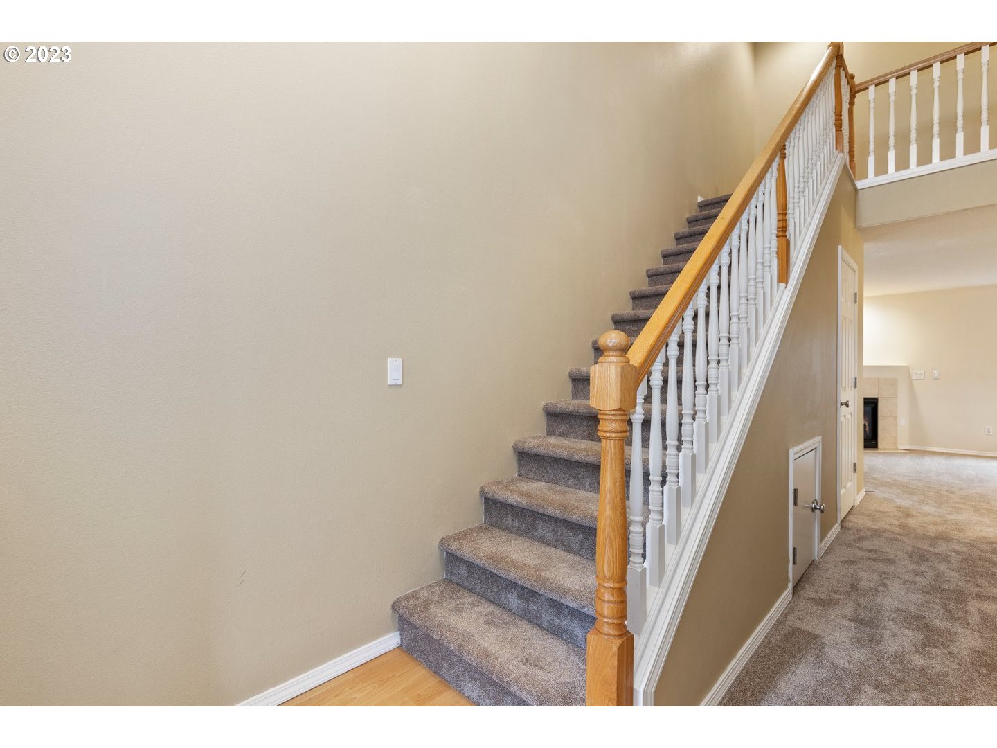 16519 Northeast 12th Avenue Ridgefield, WA 98642 - Photo 15 of 44 a view of staircase with railing and white walls