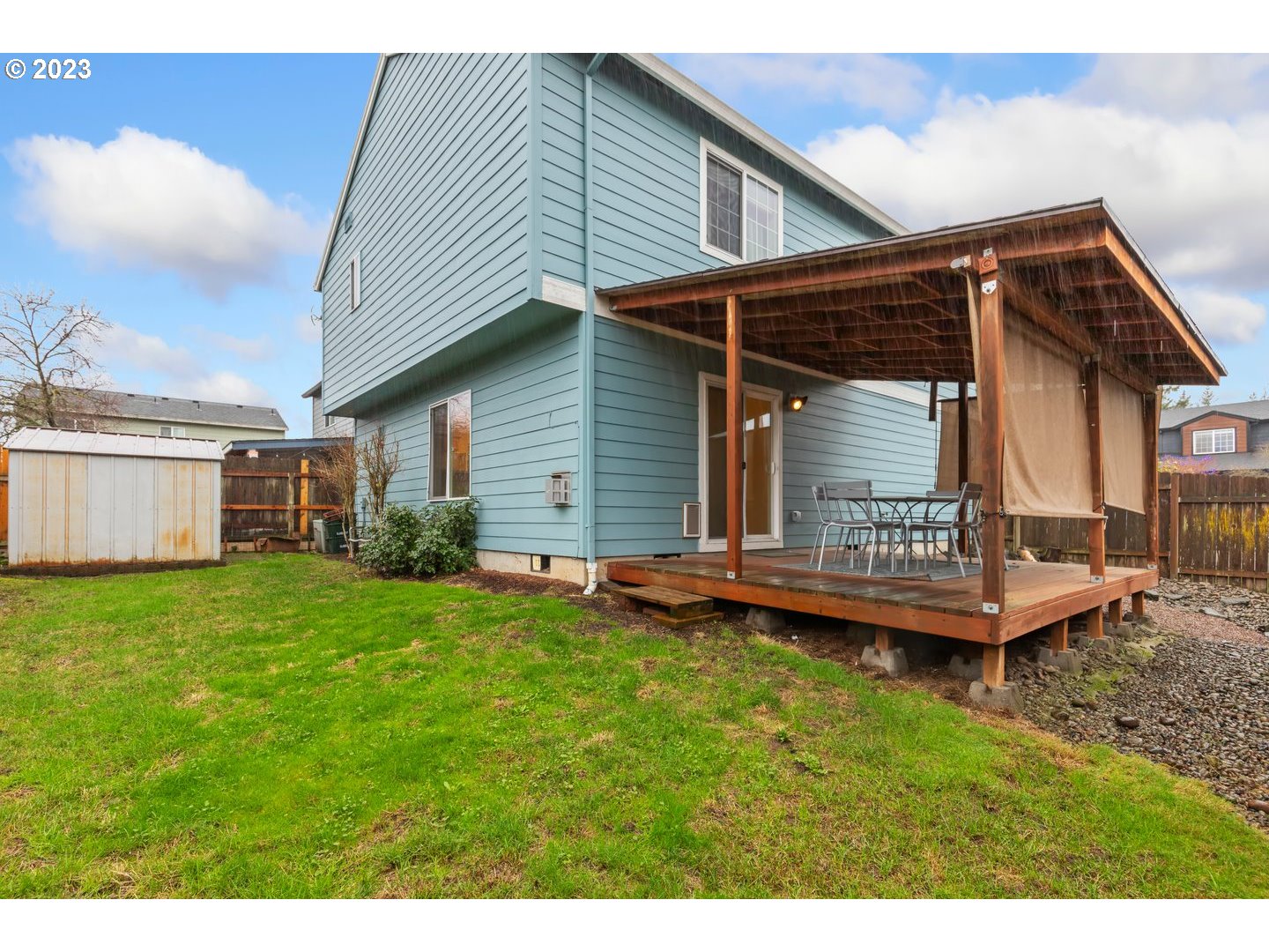 16519 Northeast 12th Avenue Ridgefield, WA 98642 - Photo 39 of 44 a view of a house with backyard and garden