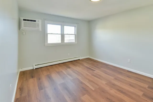 wooden floor in an empty room