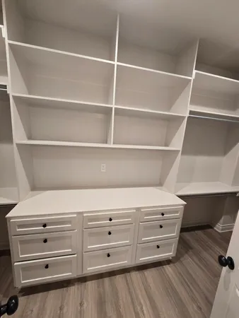 a view of dresser