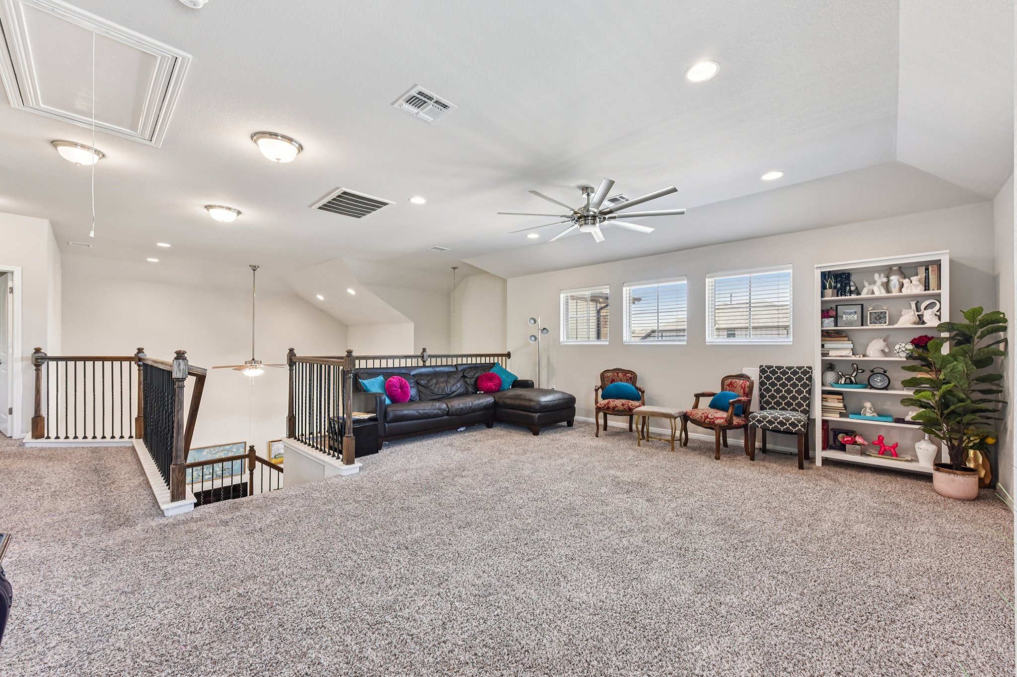 908 Goldilocks Lane Manchaca, TX 78652 - Photo 18 of 34 Upstairs you’ll find an impressive game room.