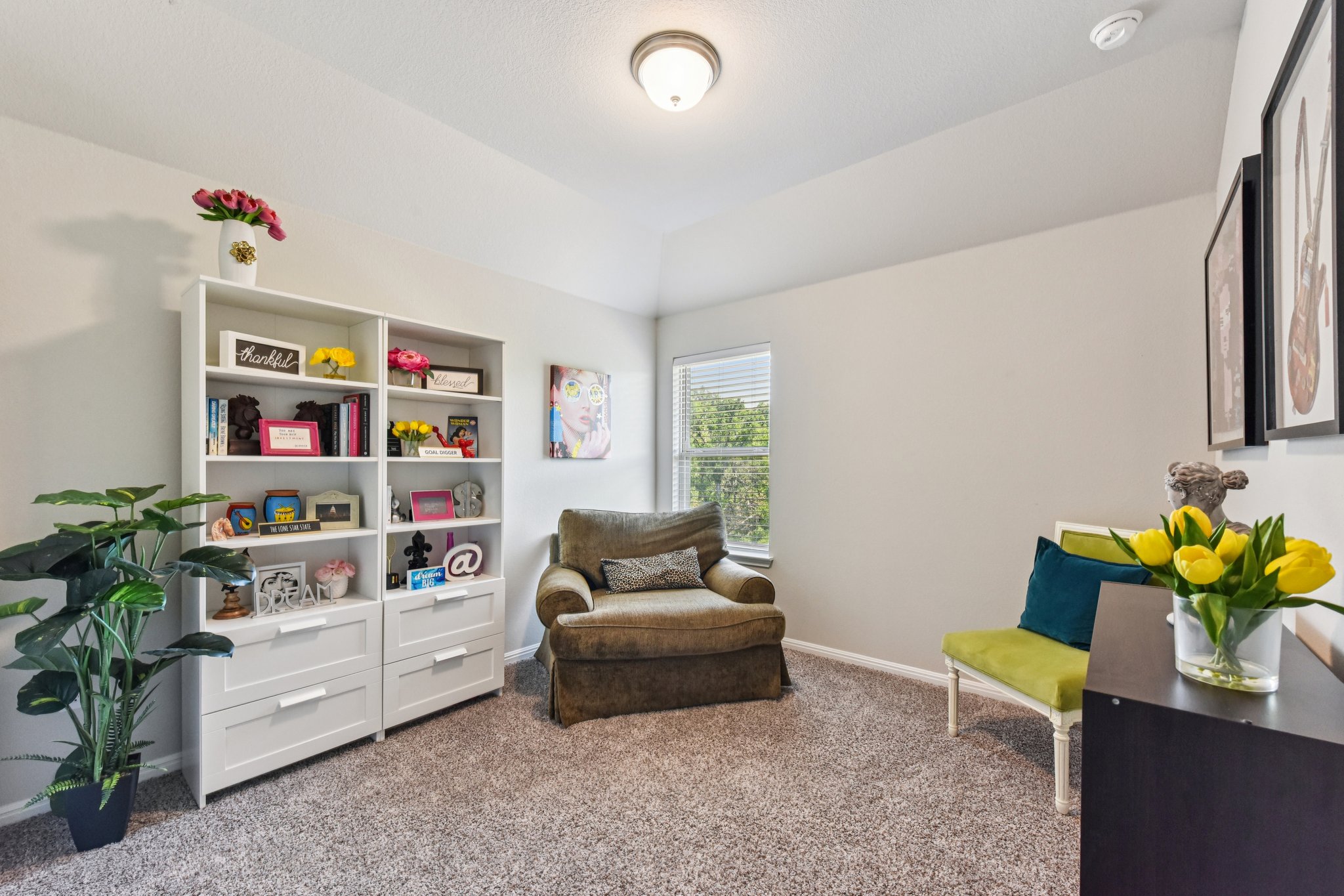908 Goldilocks Lane Manchaca, TX 78652 - Photo 20 of 34 There three versatile bedroom on the second level.