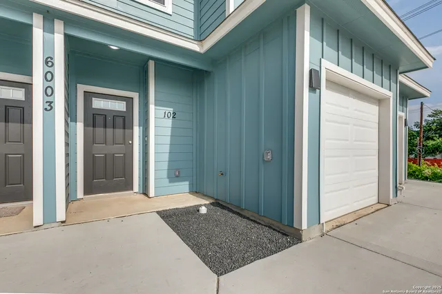 a view of a front door of house