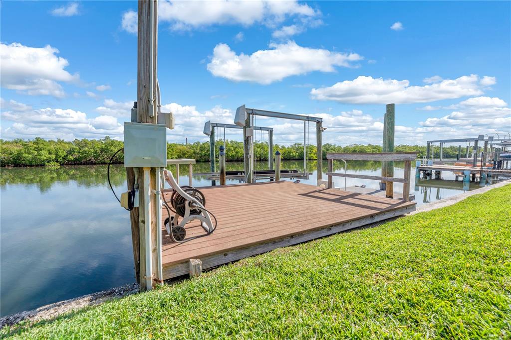 911 Silver Palm Way Apollo Beach, FL 33572 - Photo 6 of 35 a view of a lake with a yard