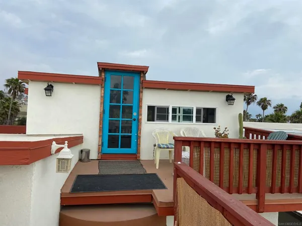 a front view of a house with balcony