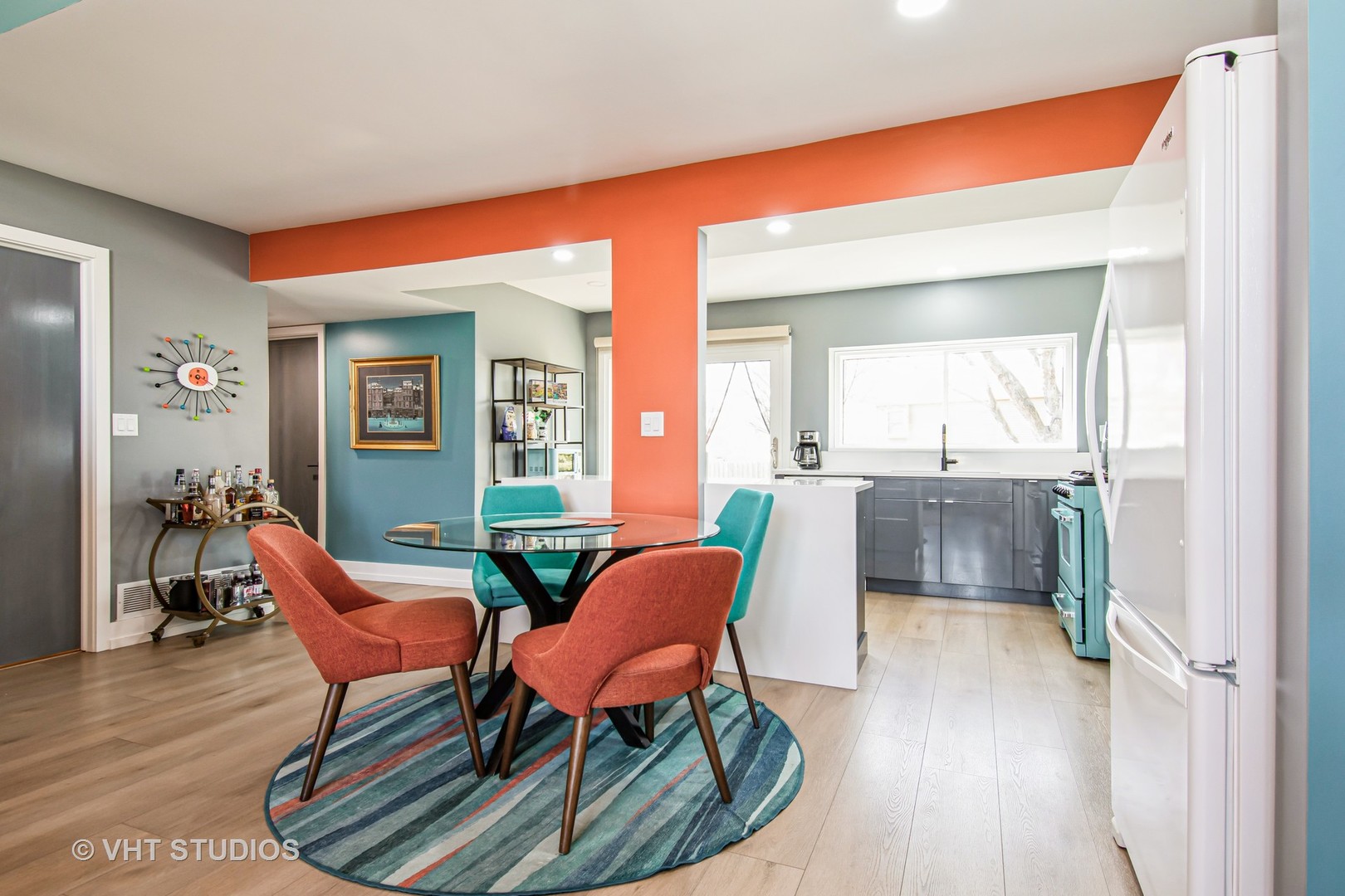 3127 Eugene Lane Aurora, IL 60504 - Photo 6 of 20 a porch with a dining table and chairs