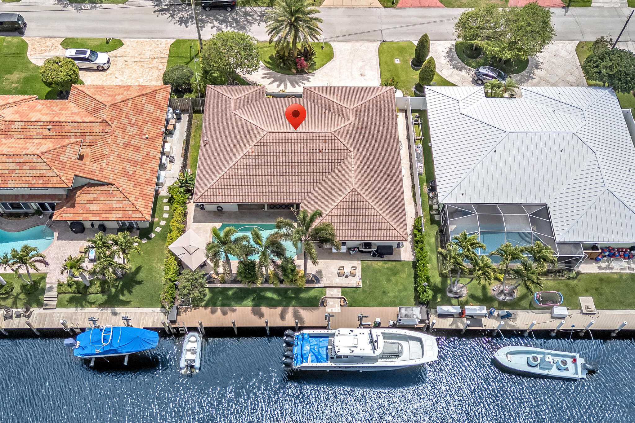 2471 Northeast 46th Street Lighthouse Point, FL 33064 - Photo 1 of 31 drone-1