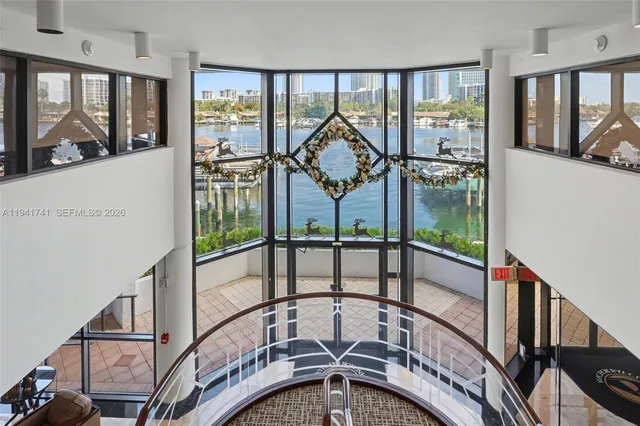 a view of a backyard with sitting area