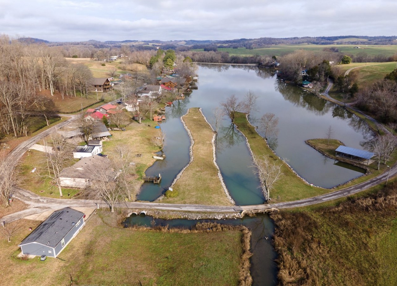 807 Clear Creek Road Pulaski, TN 38478 - Photo 17 of 17 an aerial view of house with yard and ocean view