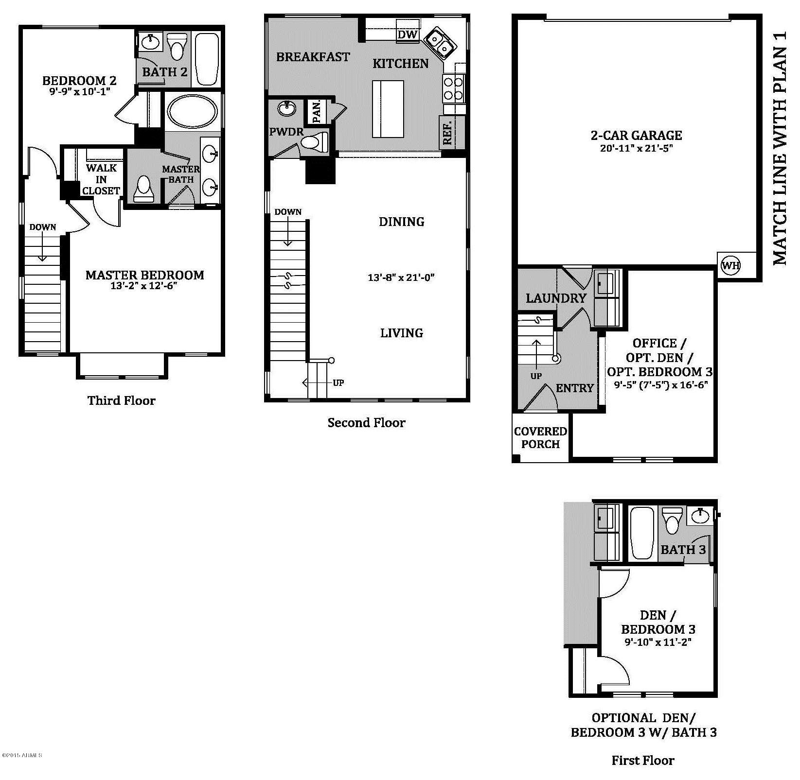 7753 West Granada Road Phoenix, AZ 85035 - Photo 4 of 4 Crossings Plan 2