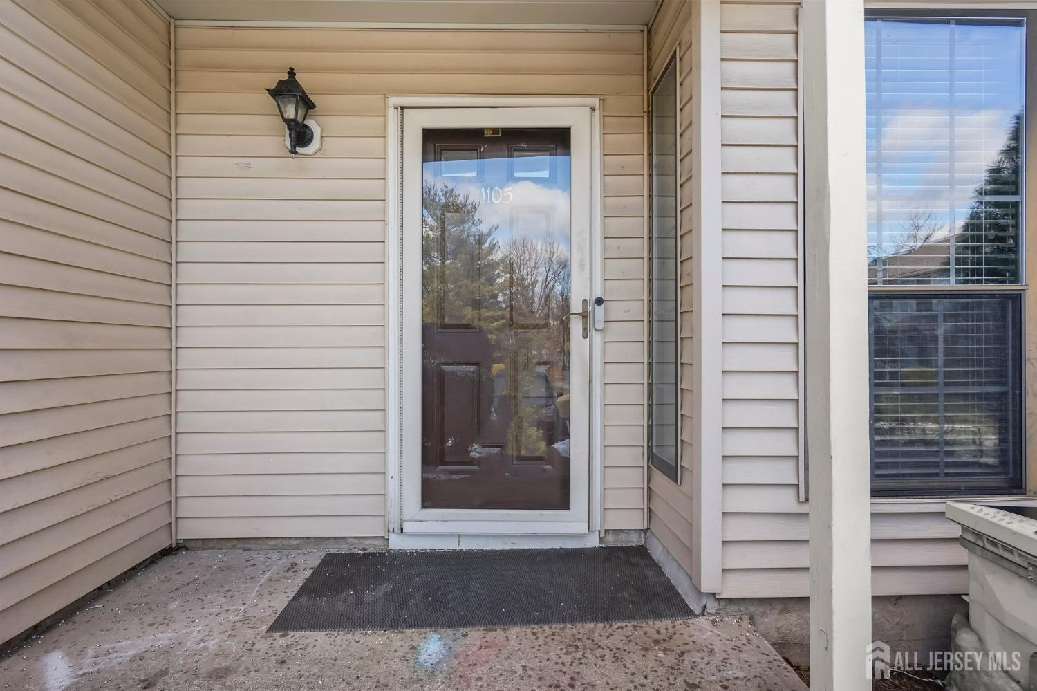 a view of a entryway door of the house
