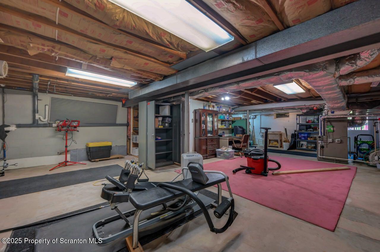 1020 Sleepy Hollow Road Clarks Summit, PA 18411 - Photo 45 of 62 a view of a gym with wooden floor