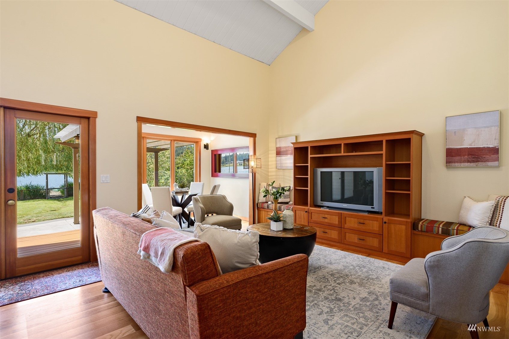 5166 Bayview Road Langley, WA 98260 - Photo 8 of 40 a living room with furniture and a large window
