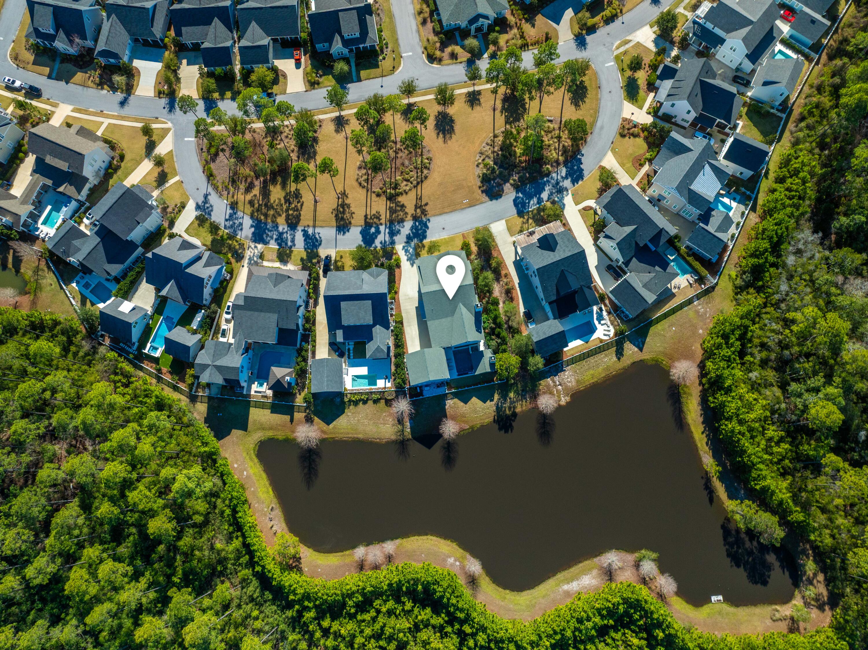 55 Seastone Ct Inlet Beach Inlet Beach, FL 32461 - Photo 7 of 90 1.6 55 Seastone Aerial Marked-2