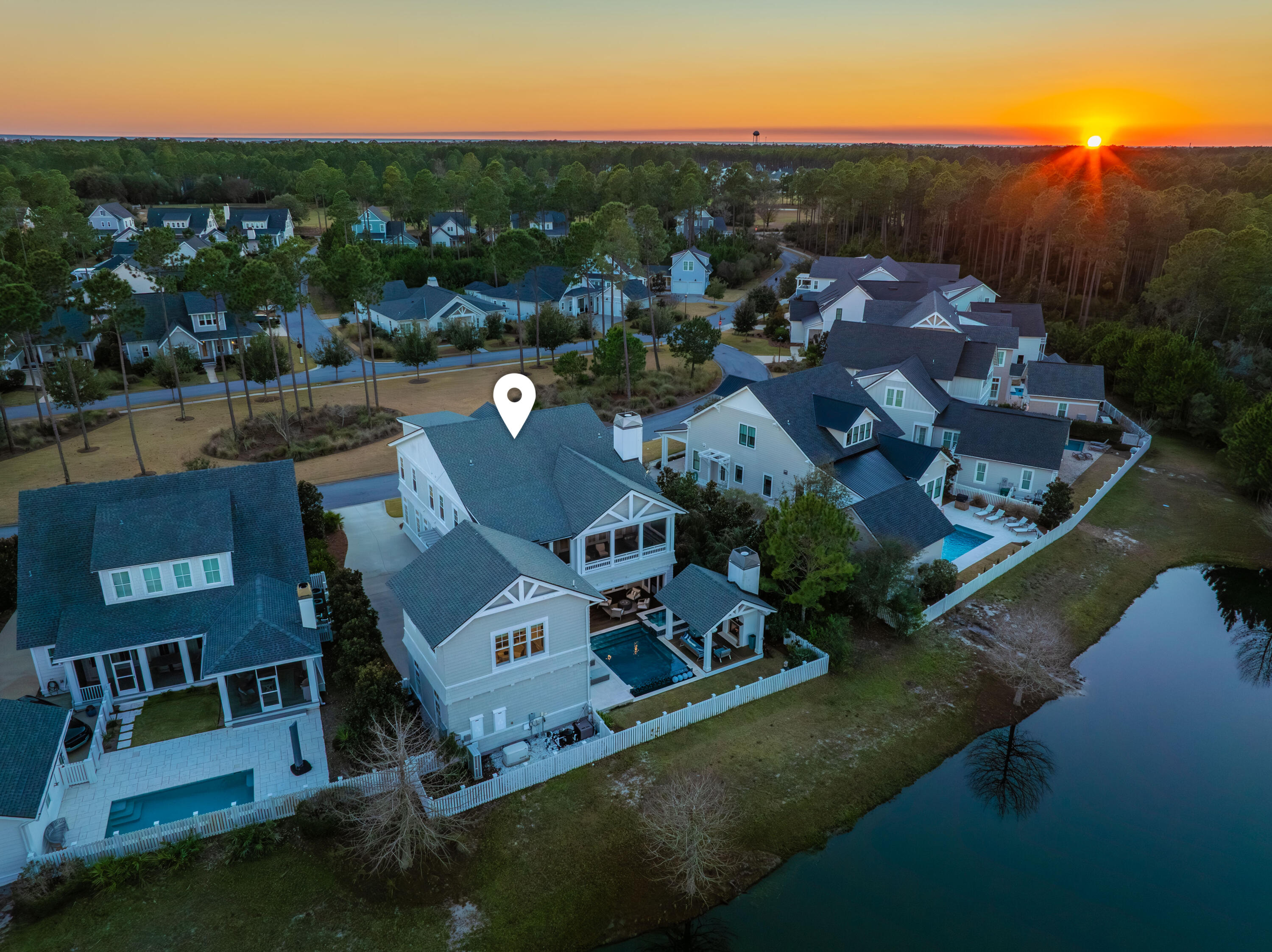 55 Seastone Ct Inlet Beach Inlet Beach, FL 32461 - Photo 10 of 90 1.9 55 Seastone Aerial Marked-28