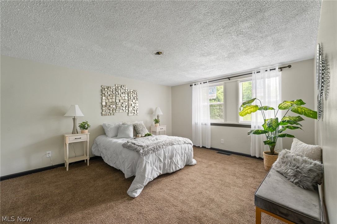 3568 McCartney Road Youngstown, OH 44505 - Photo 19 of 29 Carpeted bedroom featuring a textured ceiling