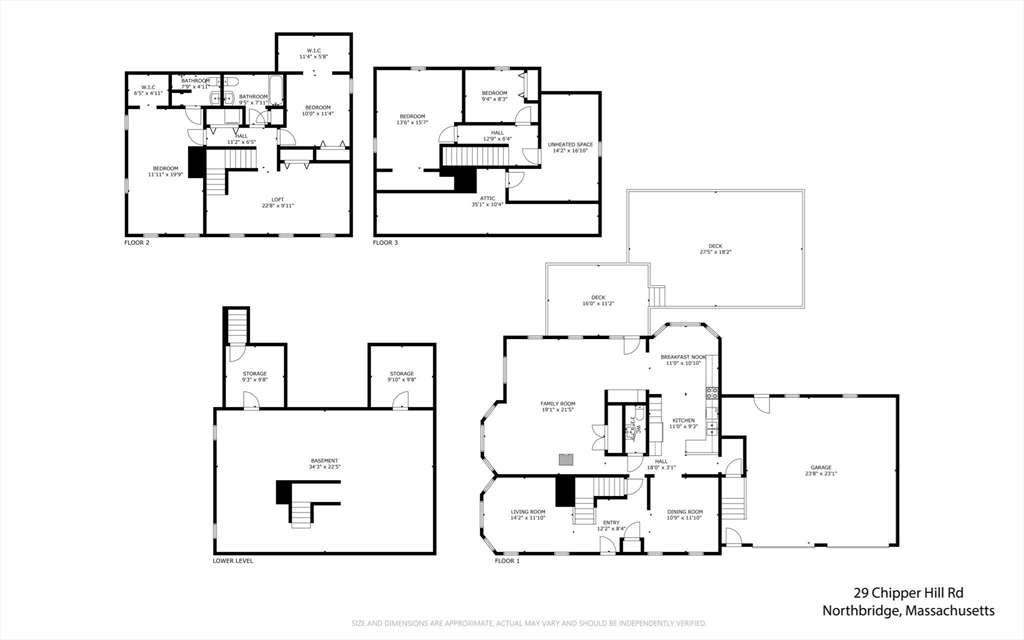 29 Chipper Hill Road Northbridge, MA 01534 - Photo 36 of 36 a black and white photo of a living room