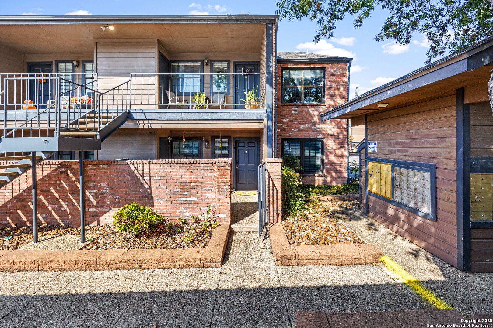 a front view of a house with a porch
