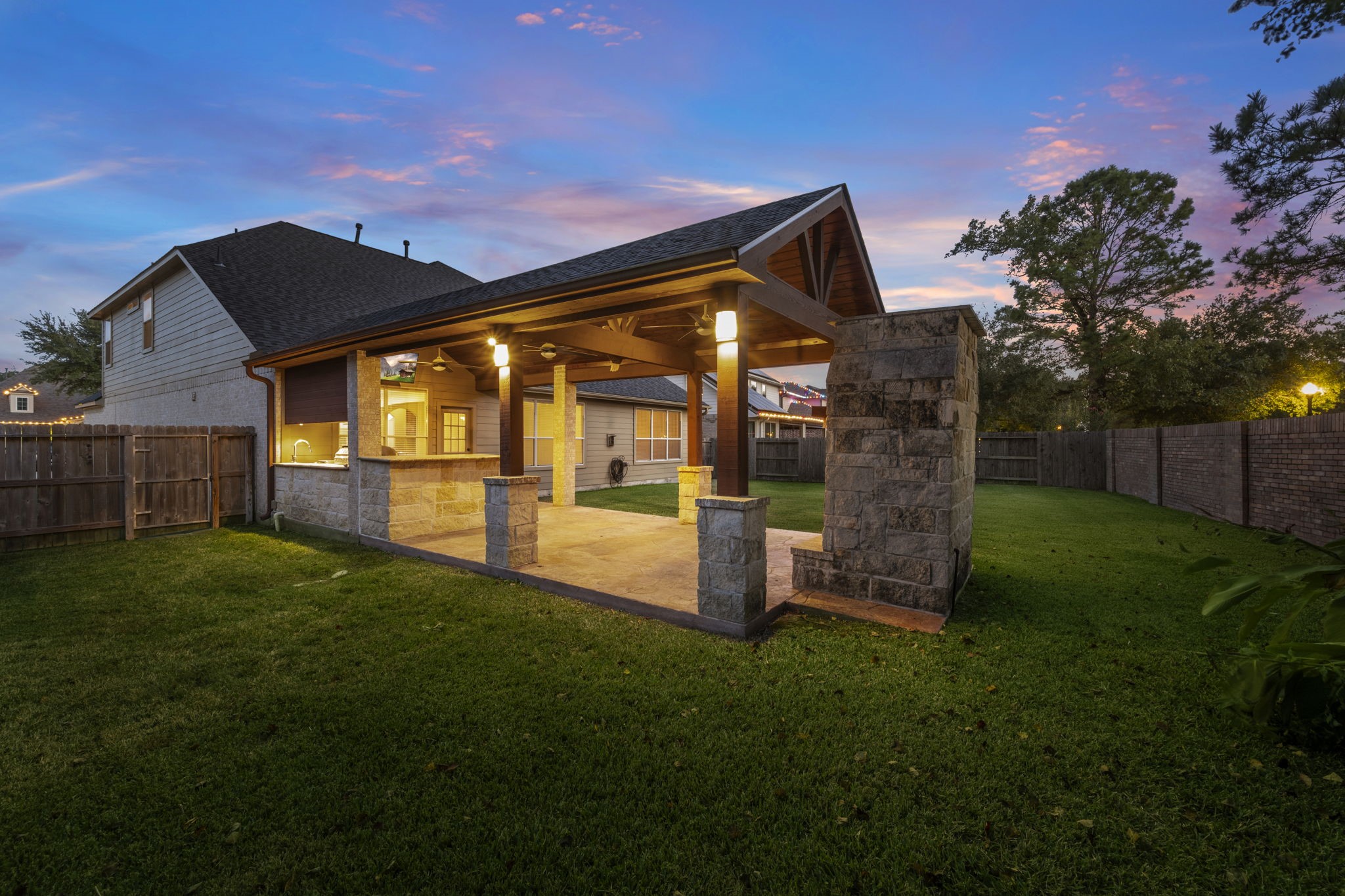 17411 Rainer Valley Lane Humble, TX 77346 - Photo 19 of 21 a view of house with a yard