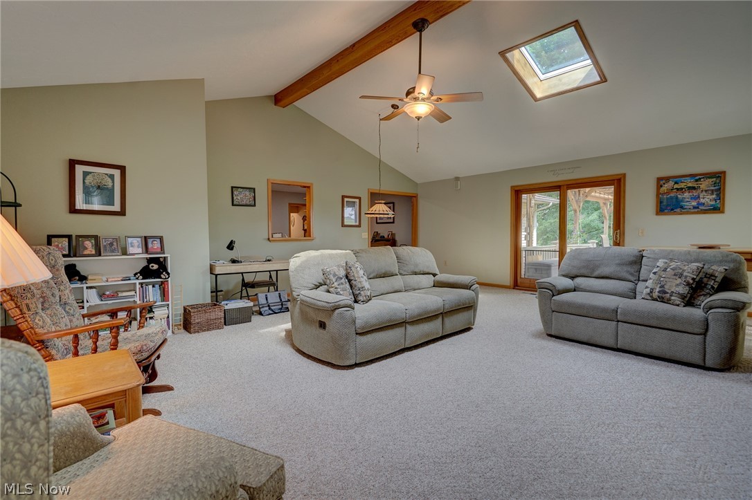 9875 Guilford Road Seville, OH 44273 - Photo 8 of 35 Large Great Room with sliders leading out to deck.