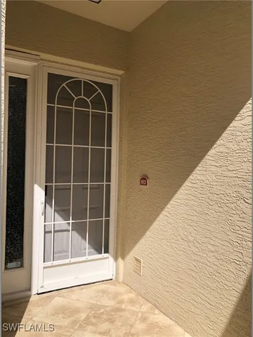 a view of a house with a window