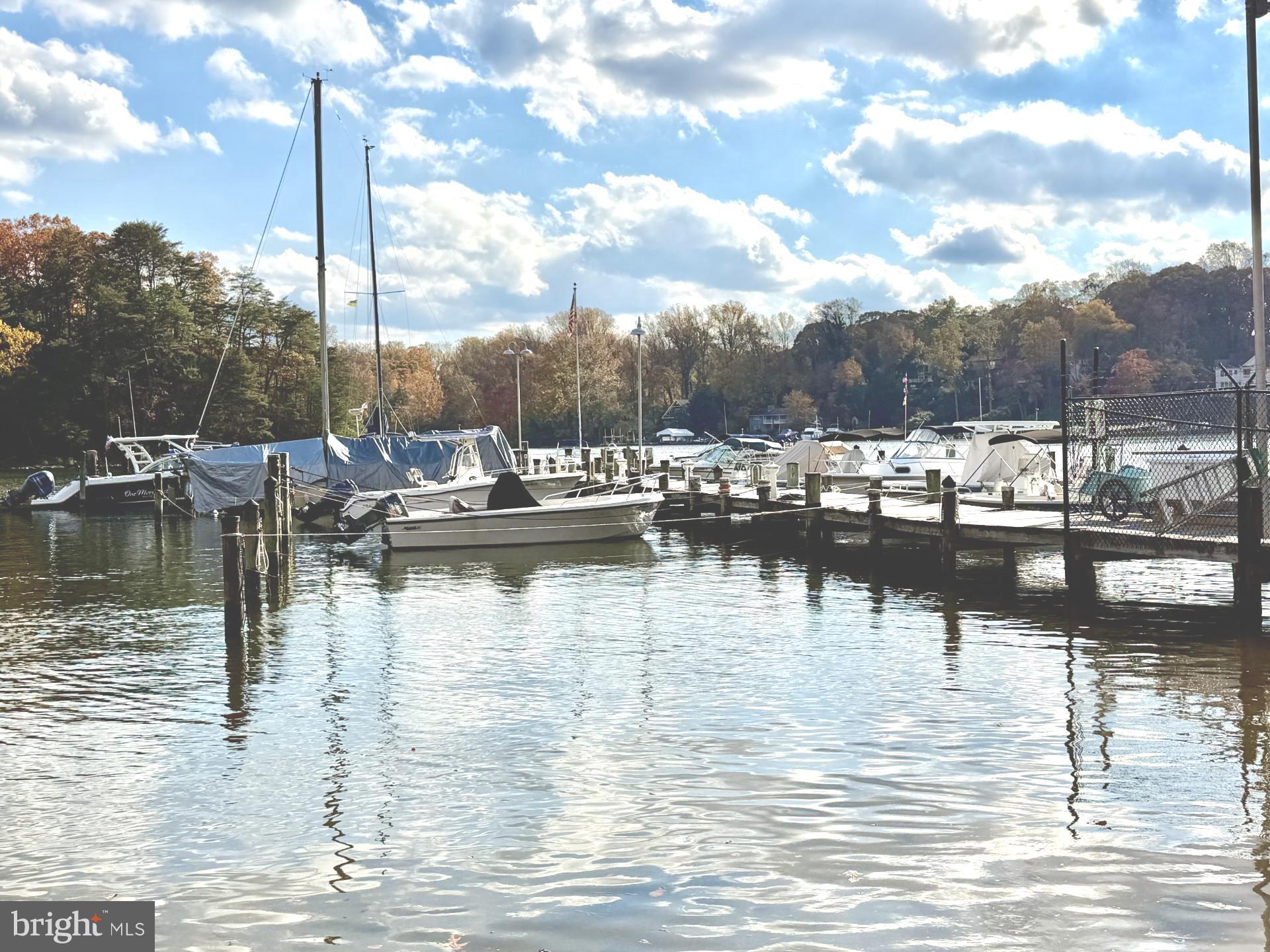 580 Park Road Severna Park, MD 21146 - Photo 28 of 36 a view of water with boats and trees in the background