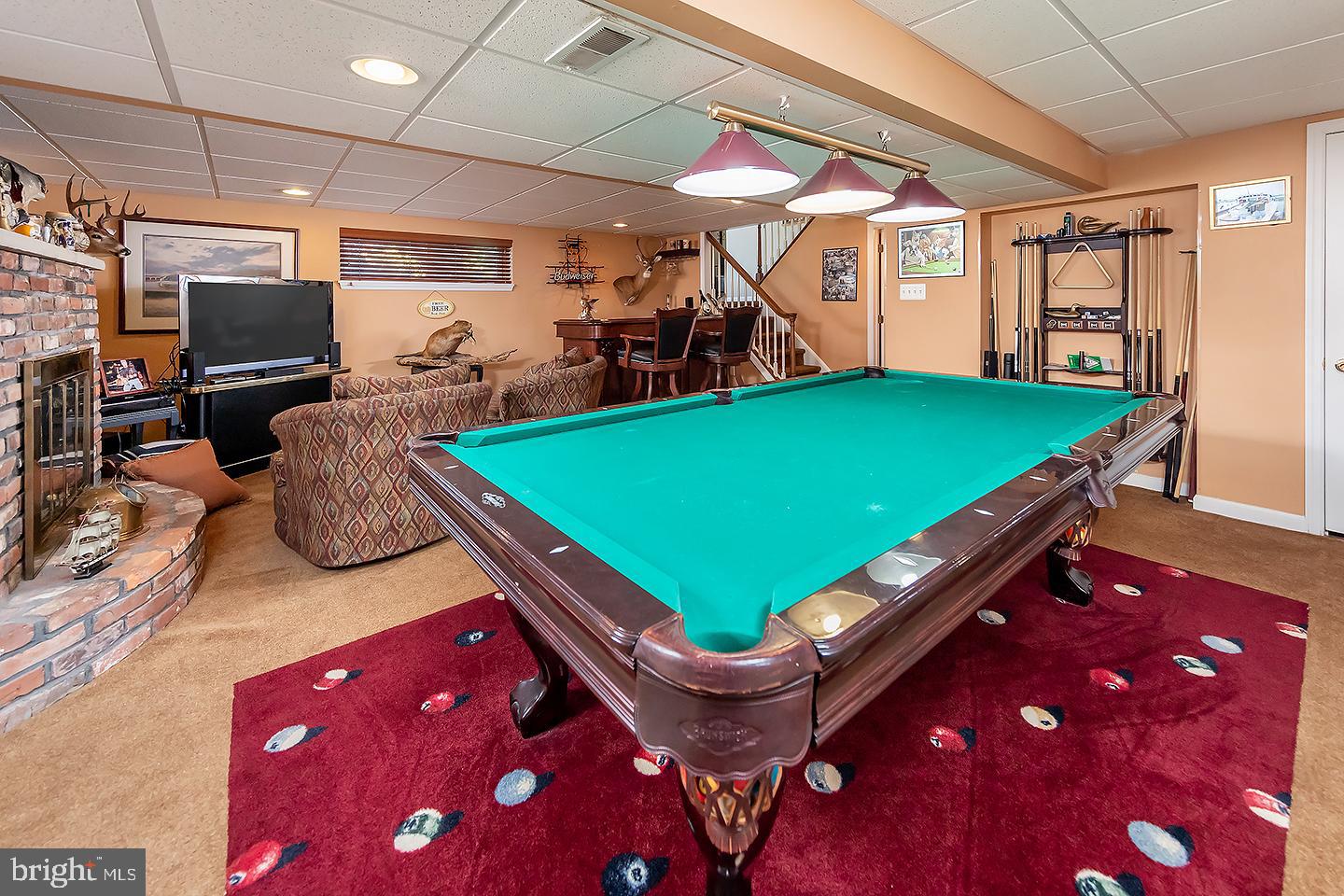 339 Peach Road Bellmawr, NJ 08031 - Photo 24 of 26 Den with brick fireplace