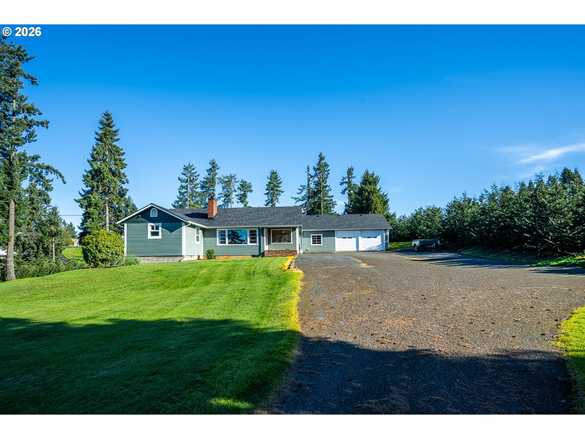 35478 Brabham Road Pleasant Hill, OR 97455 - Photo 39 of 48 a view of house with backyard and garden