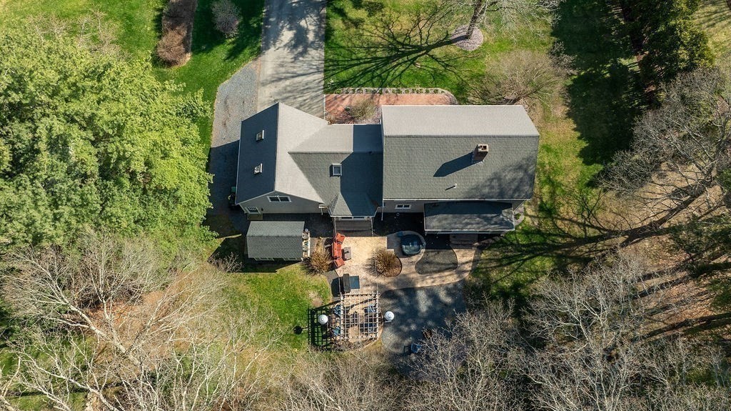 58 Buttercup Lane Hanover, MA 02339 - Photo 33 of 35 an aerial view of a house with yard