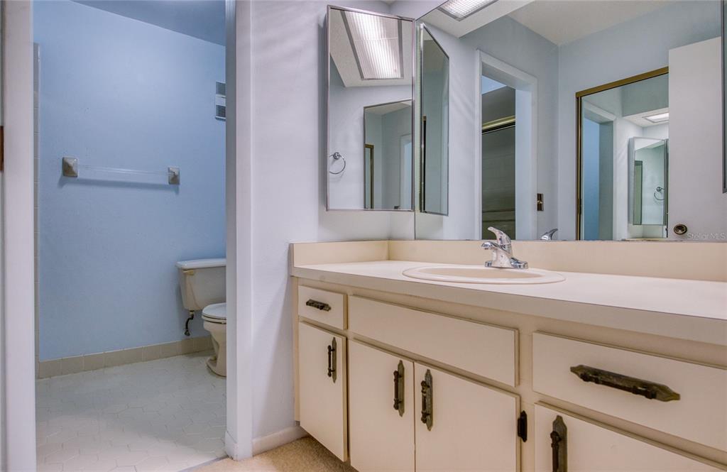 700 Starkey Road, Unit 1145 Largo, FL 33771 - Photo 37 of 63 a bathroom with a sink and a mirror