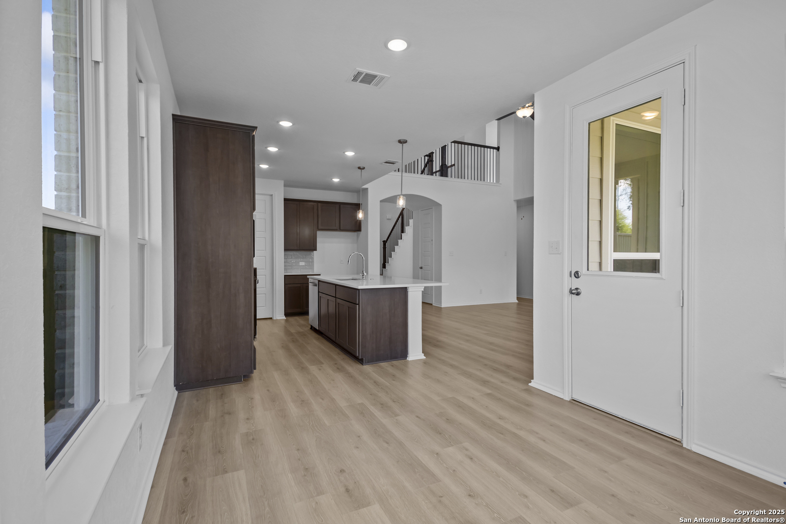 517 Foxtail Canyon Cibolo, TX 78108 - Photo 13 of 38 a view of kitchen with wooden floor