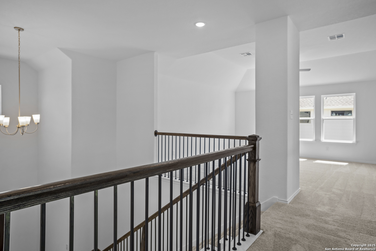 517 Foxtail Canyon Cibolo, TX 78108 - Photo 24 of 38 a view of staircase with rug floor