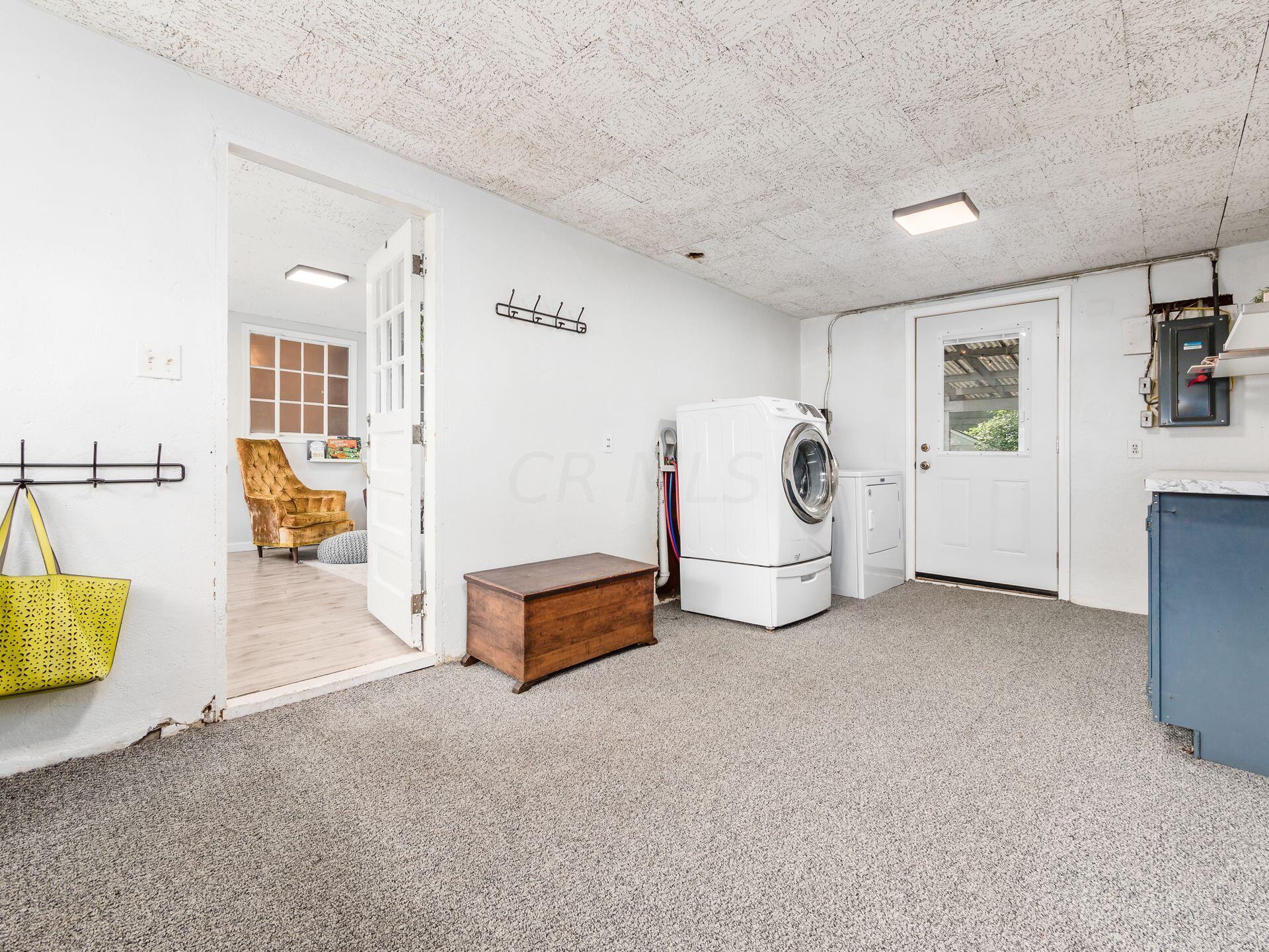 255 South Chesterfield Road Columbus, OH 43209 - Photo 23 of 54 First Floor Laundry was Converted with Insulated Walls, Carpet and Finished Ceiling. Measures 19'2" x 9'6"