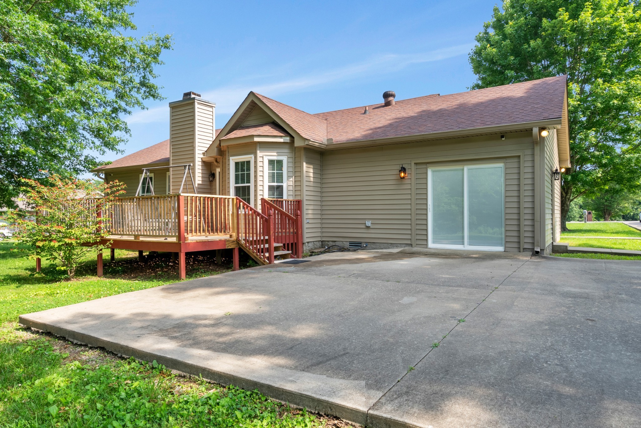 2220 Pleasant View Road Pleasant View, TN 37146 - Photo 30 of 34 a view of a house with a yard and garage