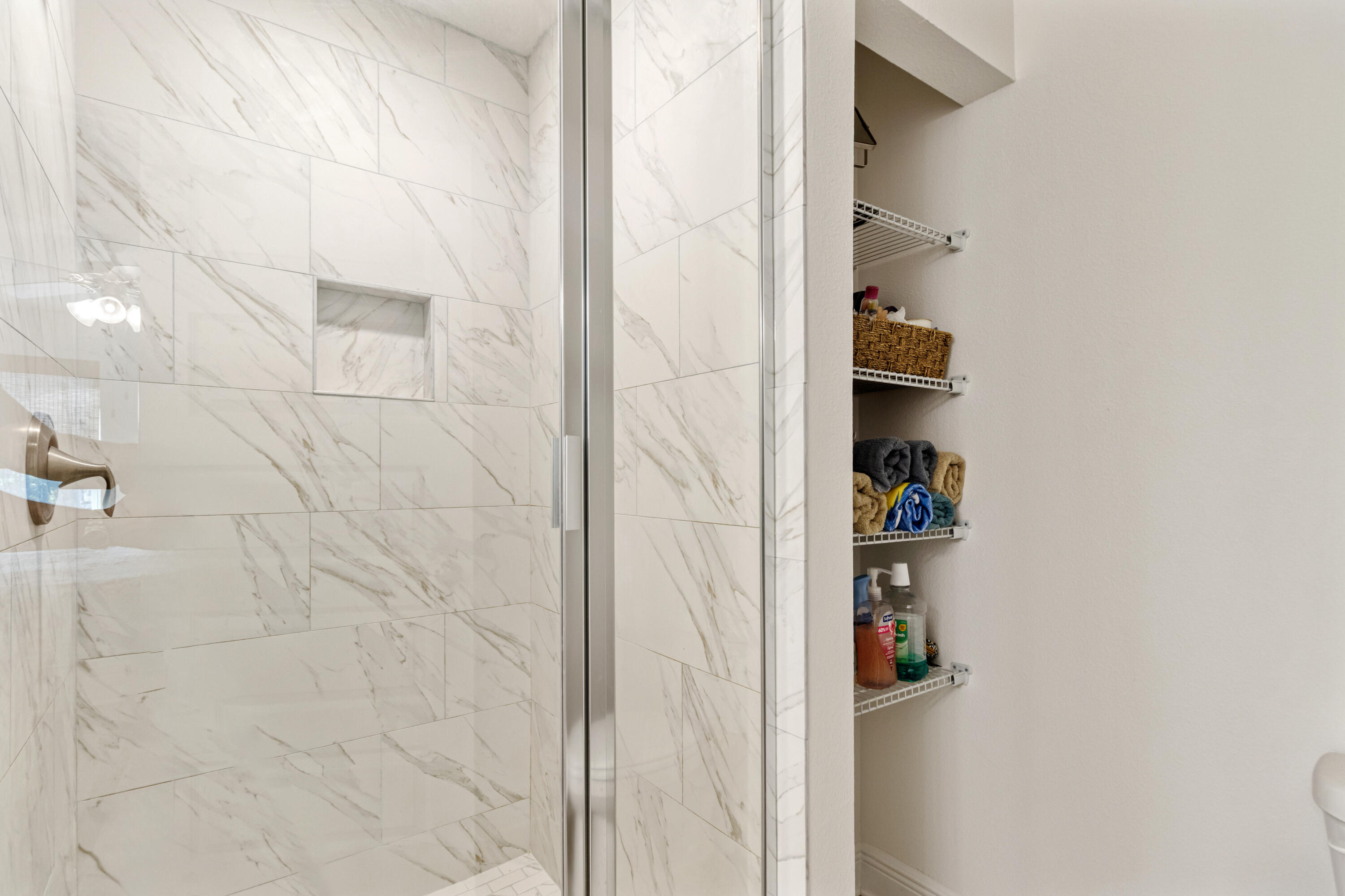 33 Sparrow Avenue Santa Rosa Beach, FL 32459 - Photo 15 of 27 Walk in shower in primary bathroom