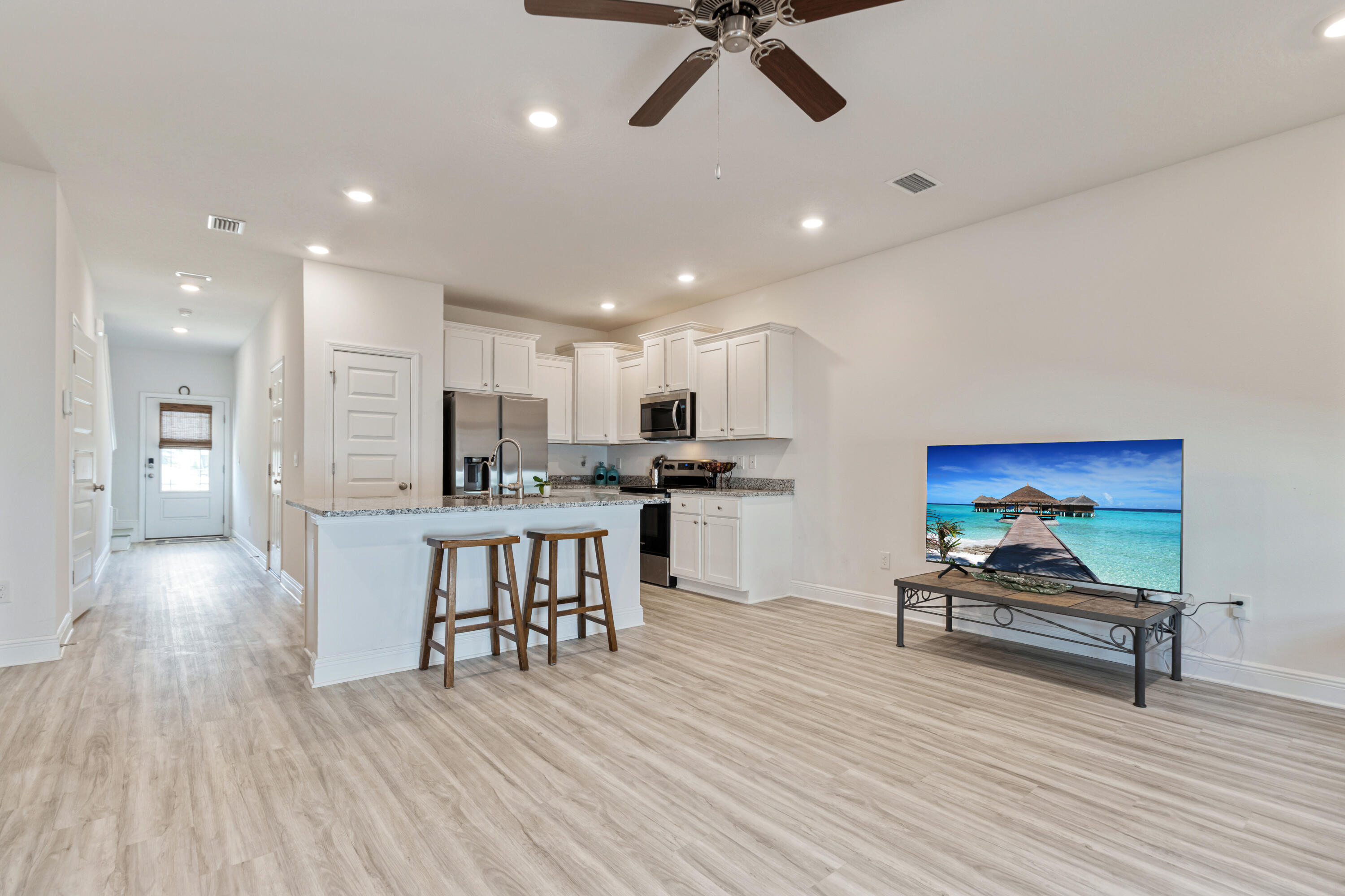 33 Sparrow Avenue Santa Rosa Beach, FL 32459 - Photo 7 of 27 Kitchen open to living room.
