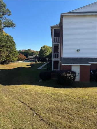 a view of swimming pool with an outdoor space