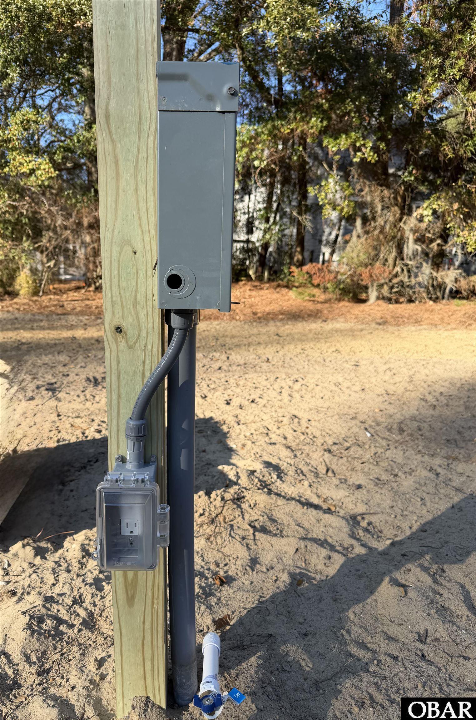 Electrical & Potable Water Hookups