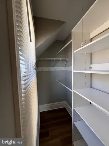 a view of walk in closet