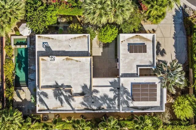 a aerial view of multiple house