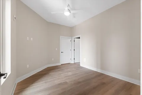 wooden floor in an empty room