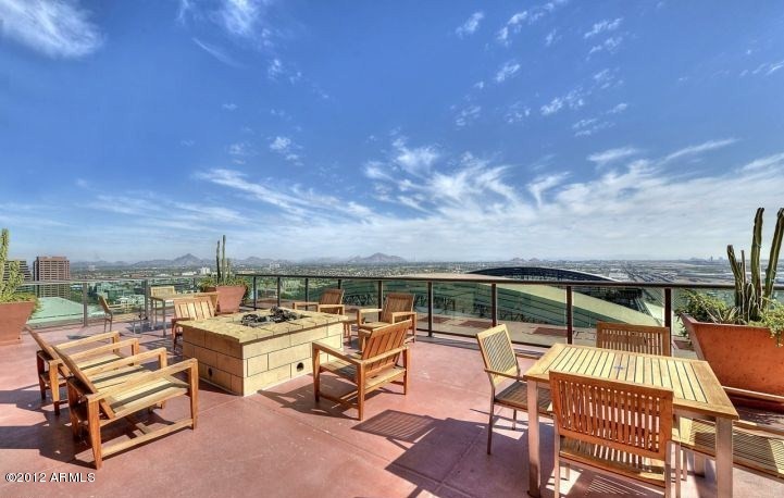 310 South 4th Street, Unit 702 Phoenix, AZ 85004 - Photo 12 of 23 Club 252 Rooftop View